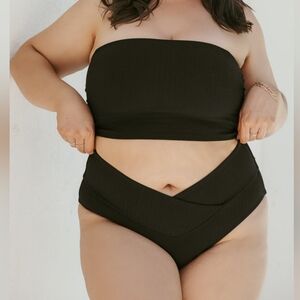 Popflex Crisscross Hourglass Cheeky Bikini Bottoms